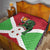 Personalized Burundi Quilt Lion and Coat Of Arms - Flag Style