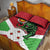 Personalized Burundi Quilt Bed Set Lion and Coat Of Arms - Flag Style