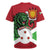 Personalized Burundi Rugby Jersey Lion and Coat Of Arms - Flag Style