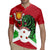 Personalized Burundi Rugby Jersey Lion and Coat Of Arms - Flag Style