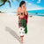 Personalized Burundi Sarong Lion and Coat Of Arms - Flag Style