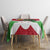 Personalized Burundi Tablecloth Lion and Coat Of Arms - Flag Style