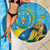 Personalized Rwanda Independence Day Beach Blanket Coat Of Arms Imigongo Pattern