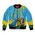 Personalized Rwanda Independence Day Bomber Jacket Coat Of Arms Imigongo Pattern
