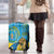 Personalized Rwanda Independence Day Luggage Cover Coat Of Arms Imigongo Pattern