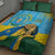 Personalized Rwanda Independence Day Quilt Bed Set Coat Of Arms Imigongo Pattern