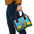 Personalized Rwanda Independence Day Shoulder Handbag Coat Of Arms Imigongo Pattern