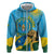 Personalized Rwanda Independence Day Zip Hoodie Coat Of Arms Imigongo Pattern