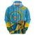 Personalized Rwanda Independence Day Zip Hoodie Coat Of Arms Imigongo Pattern