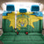 Personalized Rwanda Back Car Seat Cover Coat Of Arms Imigongo Pattern - Sporty Style