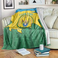 Personalized Rwanda Blanket Coat Of Arms Imigongo Pattern - Sporty Style