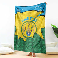 Personalized Rwanda Blanket Coat Of Arms Imigongo Pattern - Sporty Style
