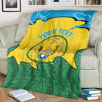Personalized Rwanda Blanket Coat Of Arms Imigongo Pattern - Sporty Style
