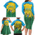 Personalized Rwanda Family Matching Long Sleeve Bodycon Dress and Hawaiian Shirt Coat Of Arms Imigongo Pattern - Sporty Style