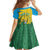Personalized Rwanda Family Matching Off The Shoulder Long Sleeve Dress and Hawaiian Shirt Coat Of Arms Imigongo Pattern - Sporty Style