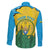 Personalized Rwanda Family Matching Off The Shoulder Long Sleeve Dress and Hawaiian Shirt Coat Of Arms Imigongo Pattern - Sporty Style