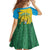 Personalized Rwanda Family Matching Off Shoulder Maxi Dress and Hawaiian Shirt Coat Of Arms Imigongo Pattern - Sporty Style