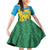 Personalized Rwanda Family Matching Off Shoulder Short Dress and Hawaiian Shirt Coat Of Arms Imigongo Pattern - Sporty Style
