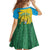 Personalized Rwanda Family Matching Off Shoulder Short Dress and Hawaiian Shirt Coat Of Arms Imigongo Pattern - Sporty Style