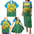 Personalized Rwanda Family Matching Puletasi and Hawaiian Shirt Coat Of Arms Imigongo Pattern - Sporty Style