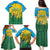 Personalized Rwanda Family Matching Puletasi and Hawaiian Shirt Coat Of Arms Imigongo Pattern - Sporty Style