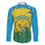 Personalized Rwanda Family Matching Puletasi and Hawaiian Shirt Coat Of Arms Imigongo Pattern - Sporty Style