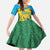Personalized Rwanda Family Matching Summer Maxi Dress and Hawaiian Shirt Coat Of Arms Imigongo Pattern - Sporty Style