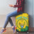 Personalized Rwanda Luggage Cover Coat Of Arms Imigongo Pattern - Sporty Style