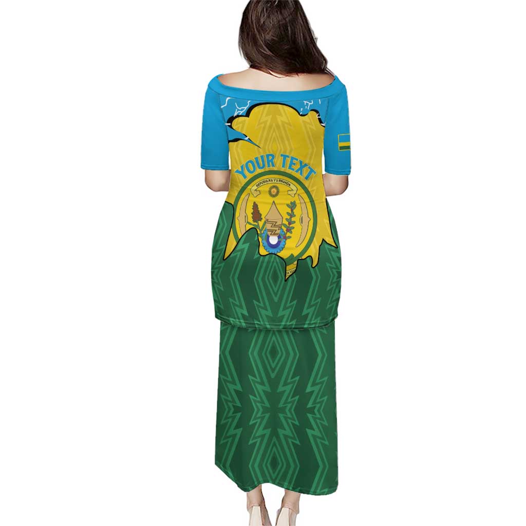 Personalized Rwanda Puletasi Coat Of Arms Imigongo Pattern - Sporty Style
