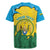 Personalized Rwanda Rugby Jersey Coat Of Arms Imigongo Pattern - Sporty Style