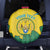 Personalized Rwanda Spare Tire Cover Coat Of Arms Imigongo Pattern - Sporty Style
