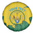 Personalized Rwanda Spare Tire Cover Coat Of Arms Imigongo Pattern - Sporty Style
