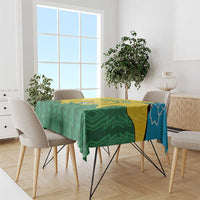 Personalized Rwanda Tablecloth Coat Of Arms Imigongo Pattern - Sporty Style