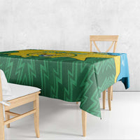 Personalized Rwanda Tablecloth Coat Of Arms Imigongo Pattern - Sporty Style