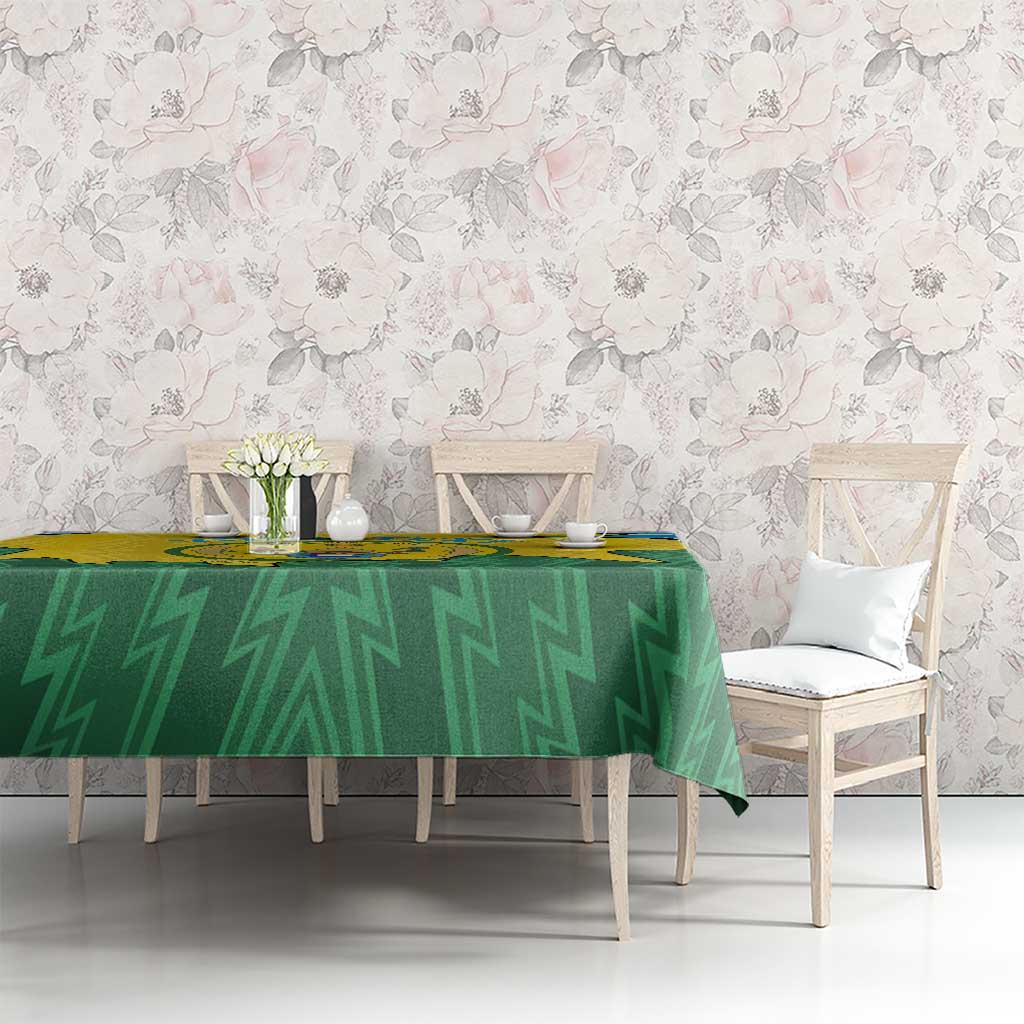 Personalized Rwanda Tablecloth Coat Of Arms Imigongo Pattern - Sporty Style