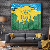 Personalized Rwanda Tapestry Coat Of Arms Imigongo Pattern - Sporty Style
