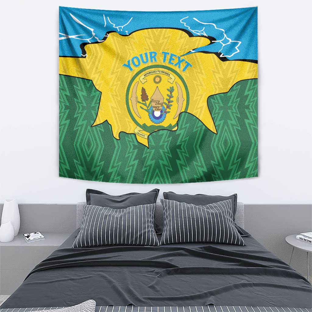 Personalized Rwanda Tapestry Coat Of Arms Imigongo Pattern - Sporty Style