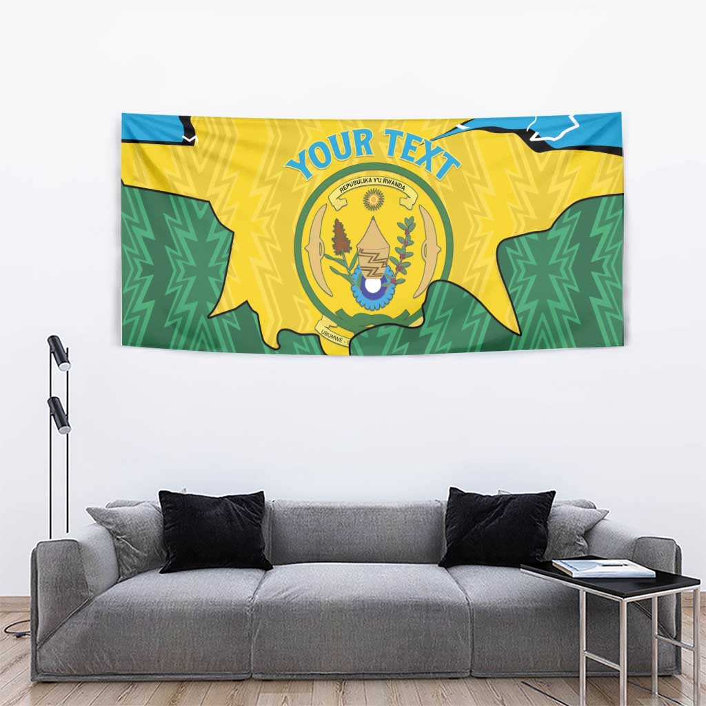 Personalized Rwanda Tapestry Coat Of Arms Imigongo Pattern - Sporty Style