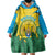 Personalized Rwanda Wearable Blanket Hoodie Coat Of Arms Imigongo Pattern - Sporty Style