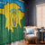 Personalized Rwanda Window Curtain Coat Of Arms Imigongo Pattern - Sporty Style