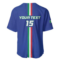 Custom Italy Football Baseball Jersey Come On Gli Azzurri - Wonder Print Shop