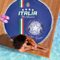Italy Football Beach Blanket Come On Gli Azzurri - Wonder Print Shop