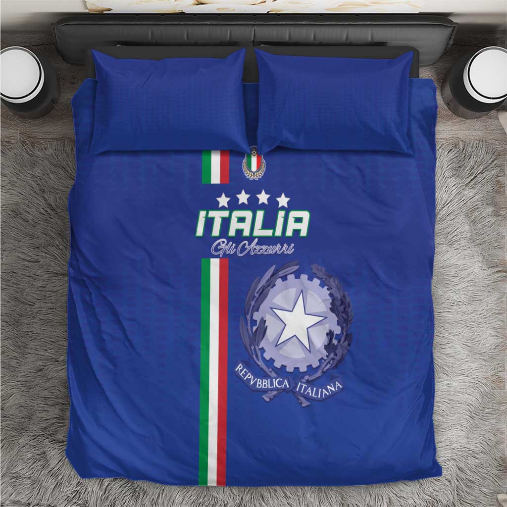 Italy Football Bedding Set Come On Gli Azzurri - Wonder Print Shop