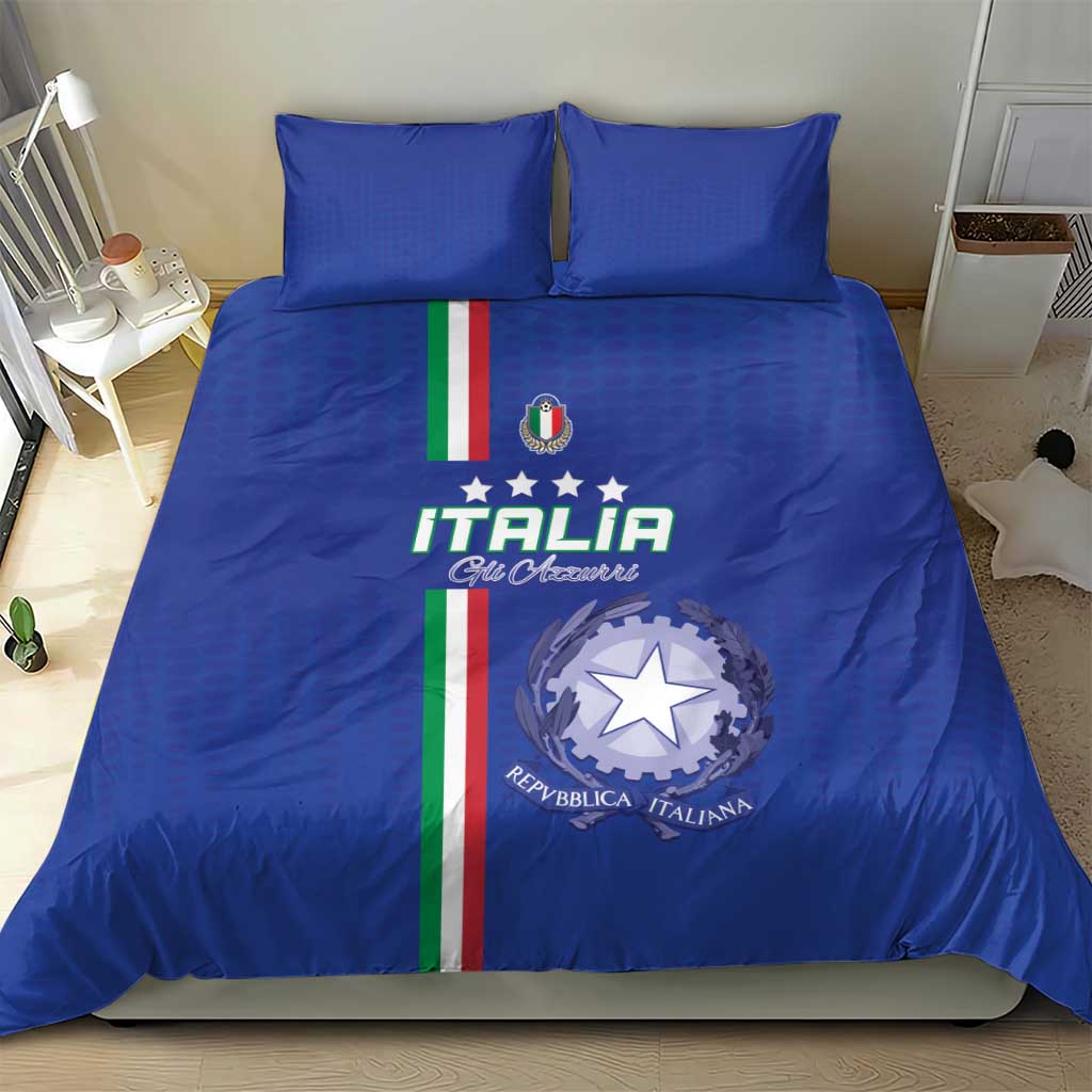 Italy Football Bedding Set Come On Gli Azzurri - Wonder Print Shop