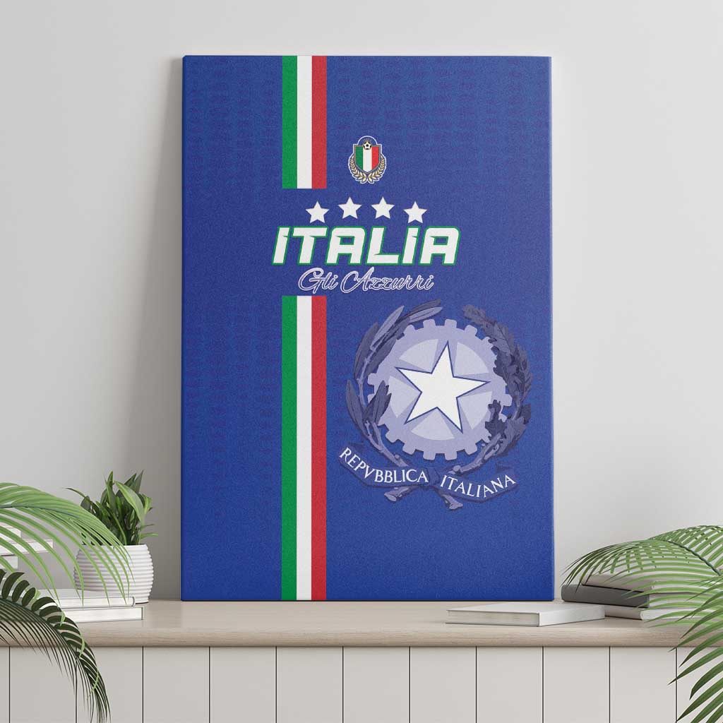 Italy Football Canvas Wall Art Come On Gli Azzurri - Wonder Print Shop