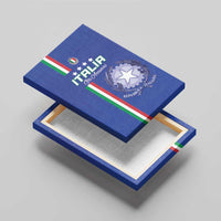 Italy Football Canvas Wall Art Come On Gli Azzurri - Wonder Print Shop