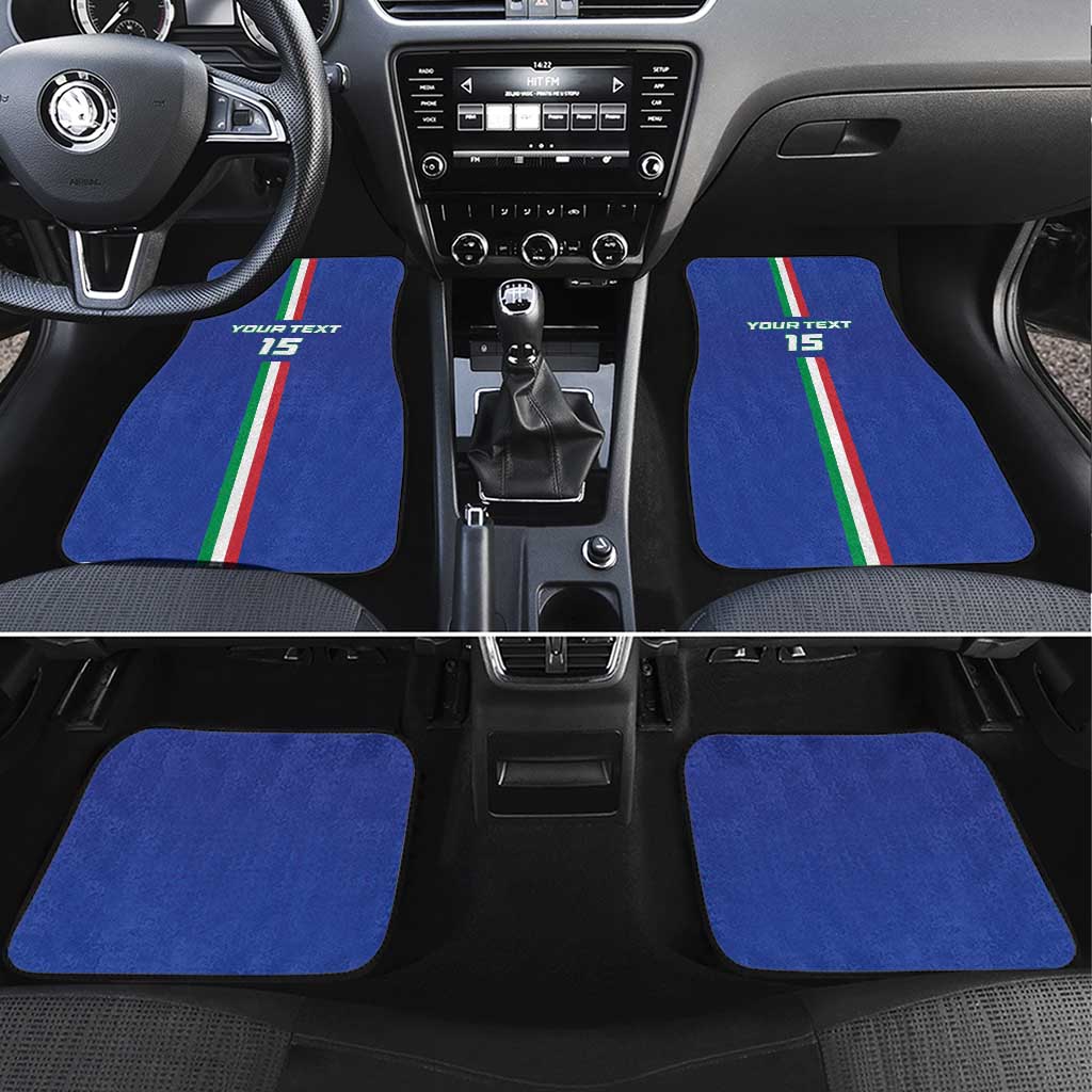 Italy Football Car Mats Come On Gli Azzurri - Wonder Print Shop