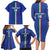 Custom Italy Football Family Matching Long Sleeve Bodycon Dress and Hawaiian Shirt Come On Gli Azzurri - Wonder Print Shop