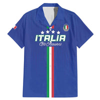 Custom Italy Football Family Matching Mermaid Dress and Hawaiian Shirt Come On Gli Azzurri - Wonder Print Shop