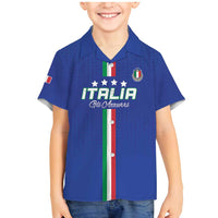 Custom Italy Football Family Matching Mermaid Dress and Hawaiian Shirt Come On Gli Azzurri - Wonder Print Shop